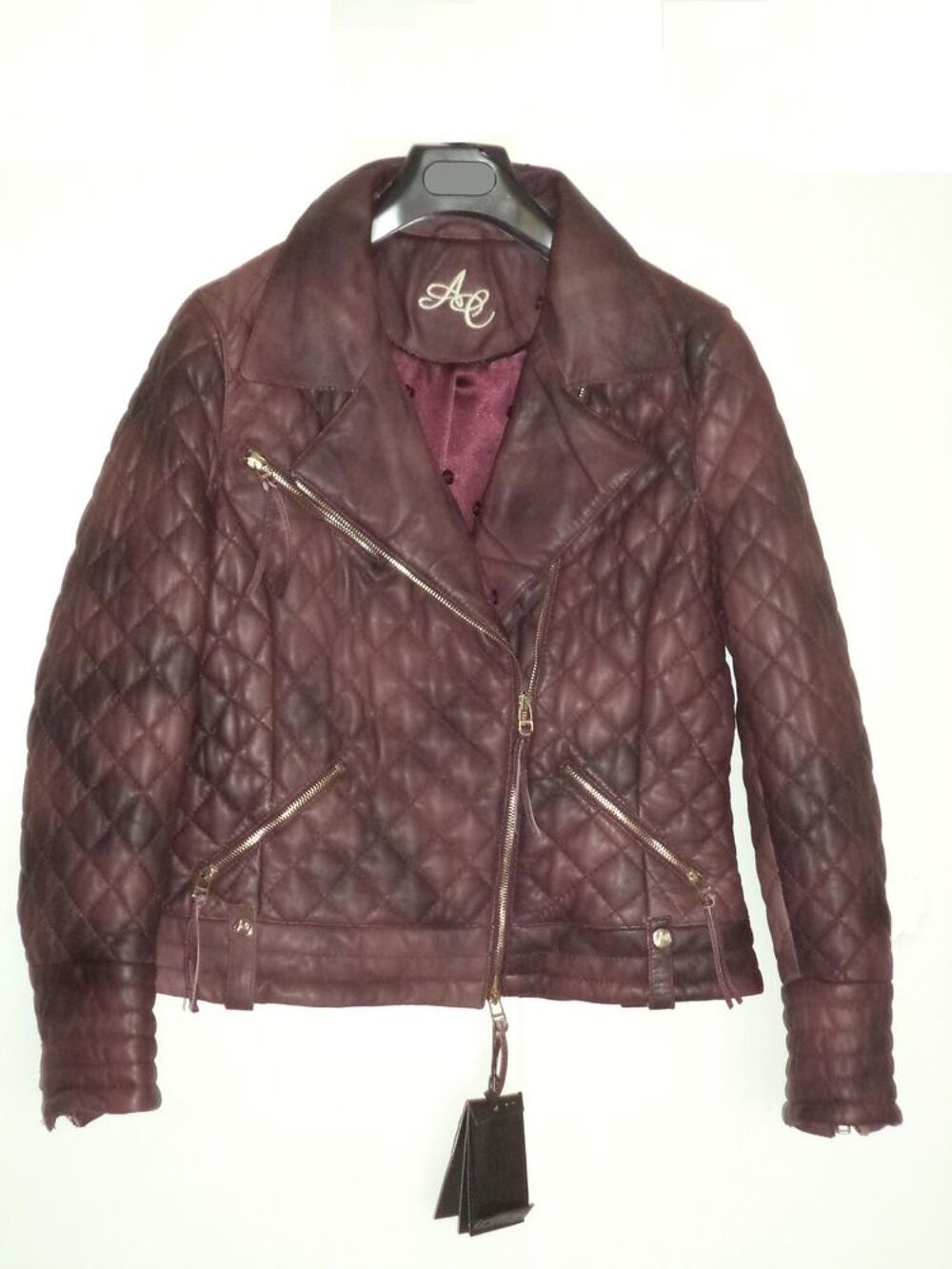 Blouson cuir femme Vêtements