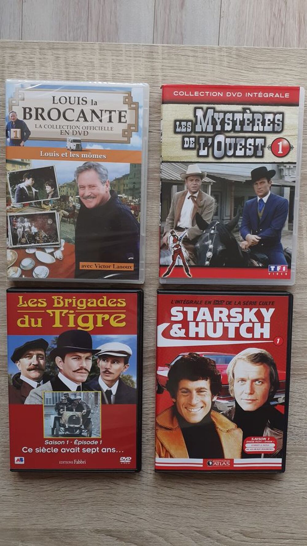 STARSKY&amp;HUTCH+Brigades d Tigre+MYSTERES OUEST+Louis Brocante 