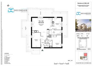  Appartement � vendre 4 pi�ces 95 m�