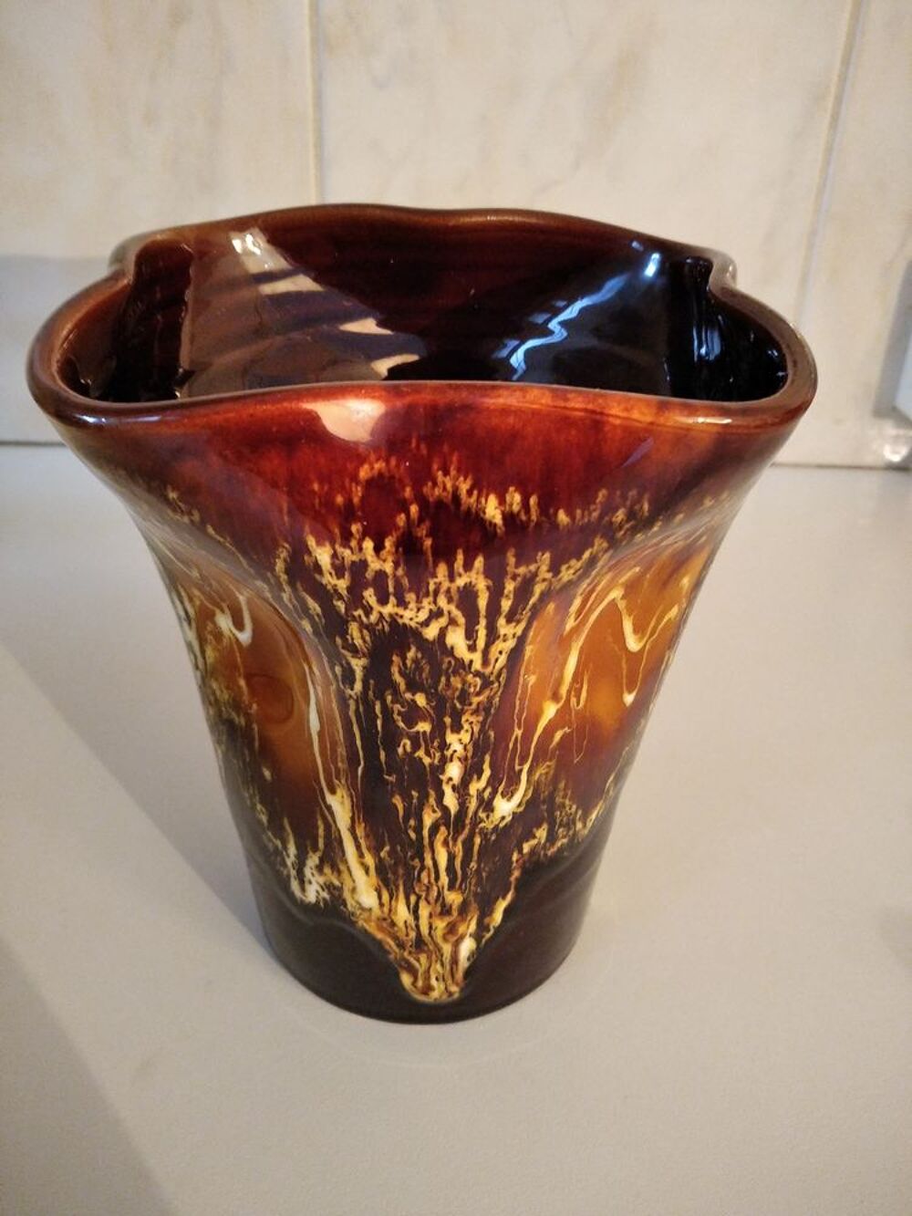 Vase vintage Vallauris D�coration