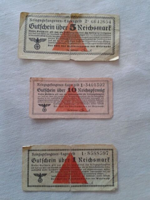 3 bons de prisonniers guerre stalag  25 Dijon (21)