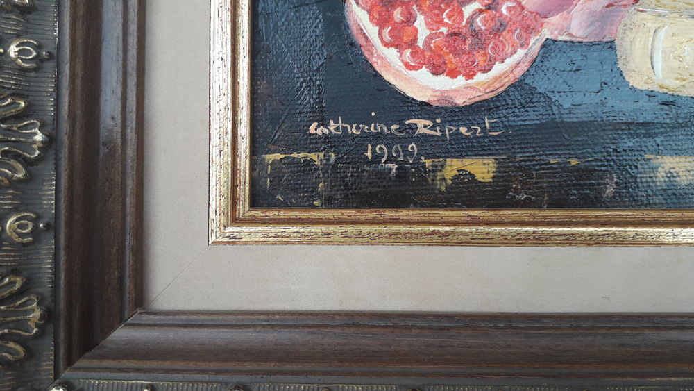 Peinture Grenades Livre et Bougeoir
Décoration