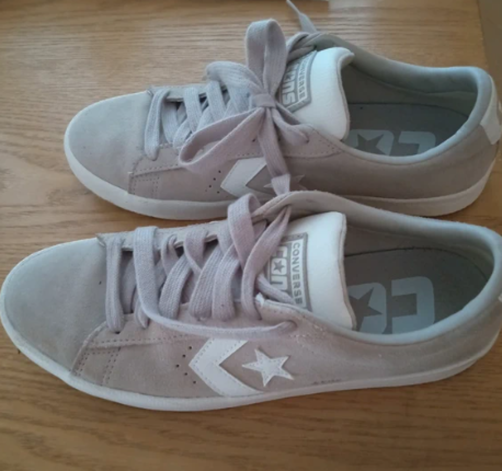 Baskets Converse CONS en daim - Coloris Gris clair Chaussures