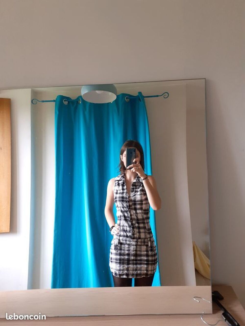 Robe &agrave; carreaux Vtements