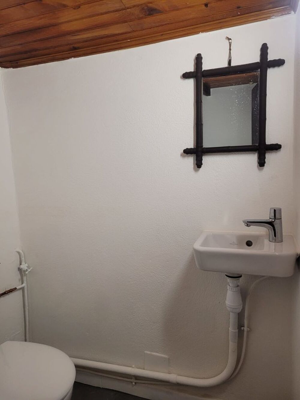 Vasque lave. Main + siphon Bricolage