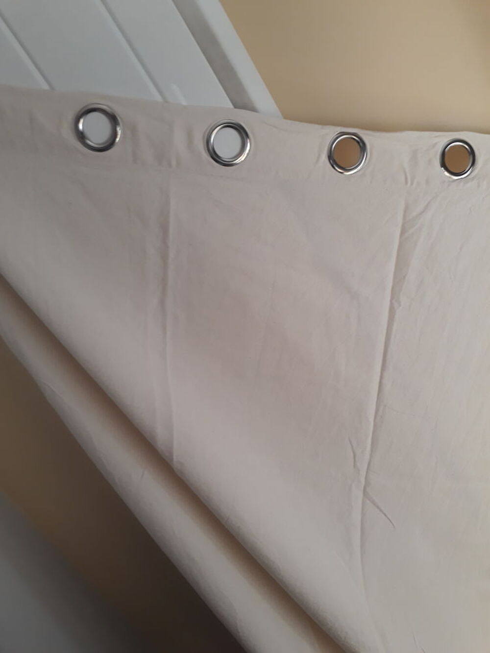 UNE PAIRE DE DOUBLE RIDEAUX Décoration