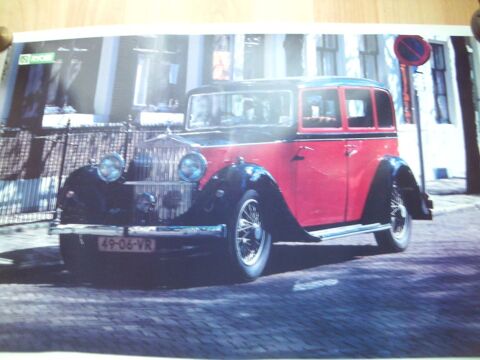 Poster ancienne Rolls Royce sur papier glac� 8 Villeurbanne (69)