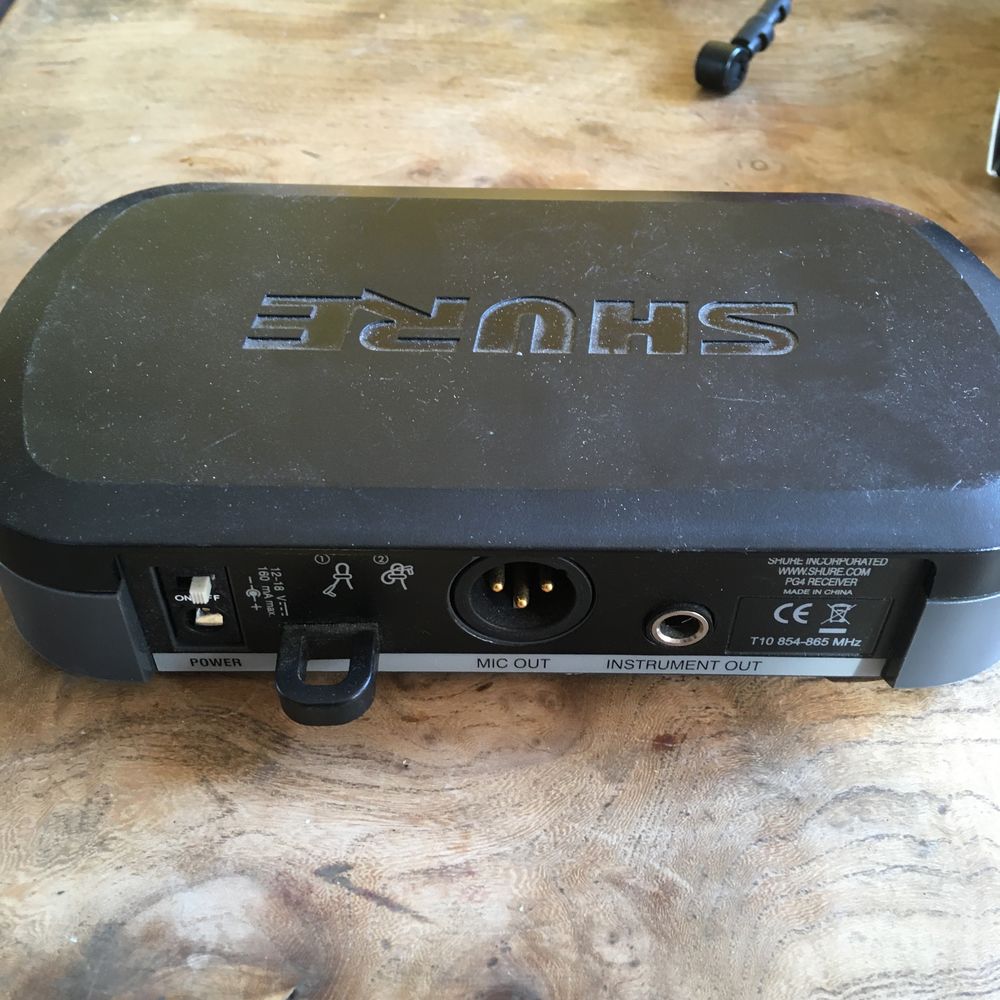 &eacute;metteur ceinture BLX 1 et R&eacute;cepteur PG 4 Shure Audio et hifi