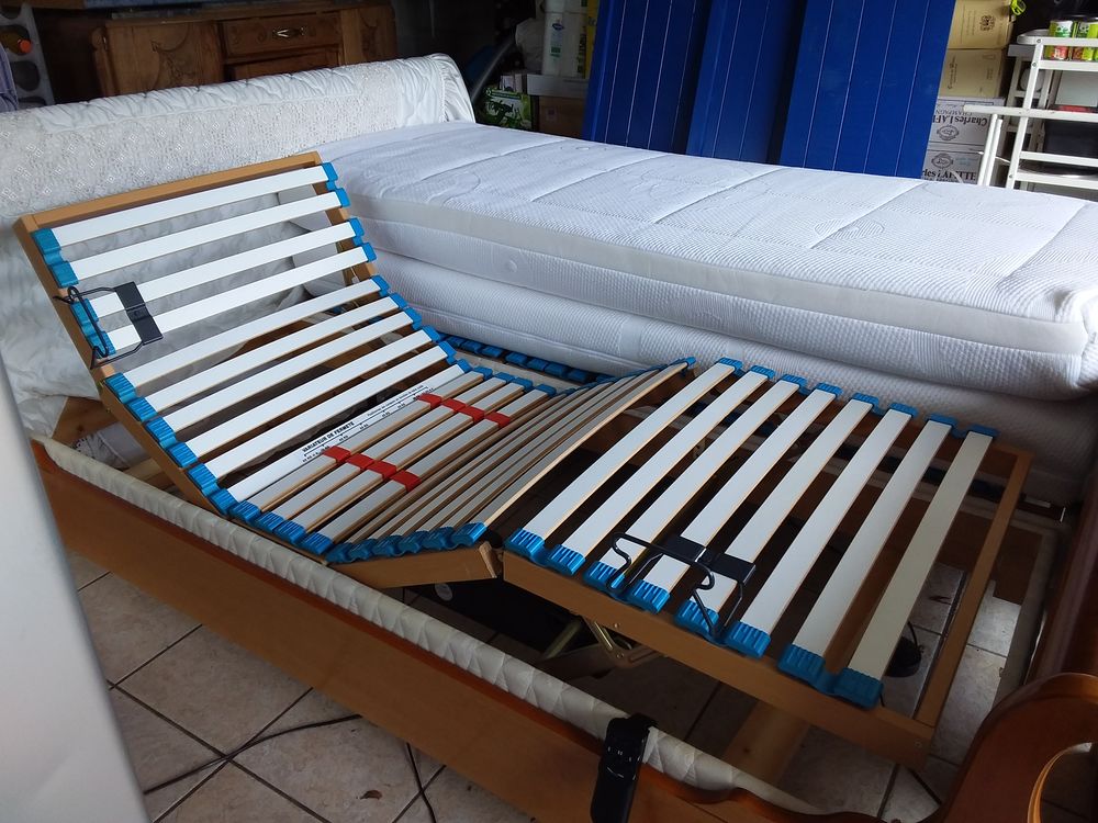 LIT ELECTRIQUE 2 SOMMIERS DE 80 Meubles