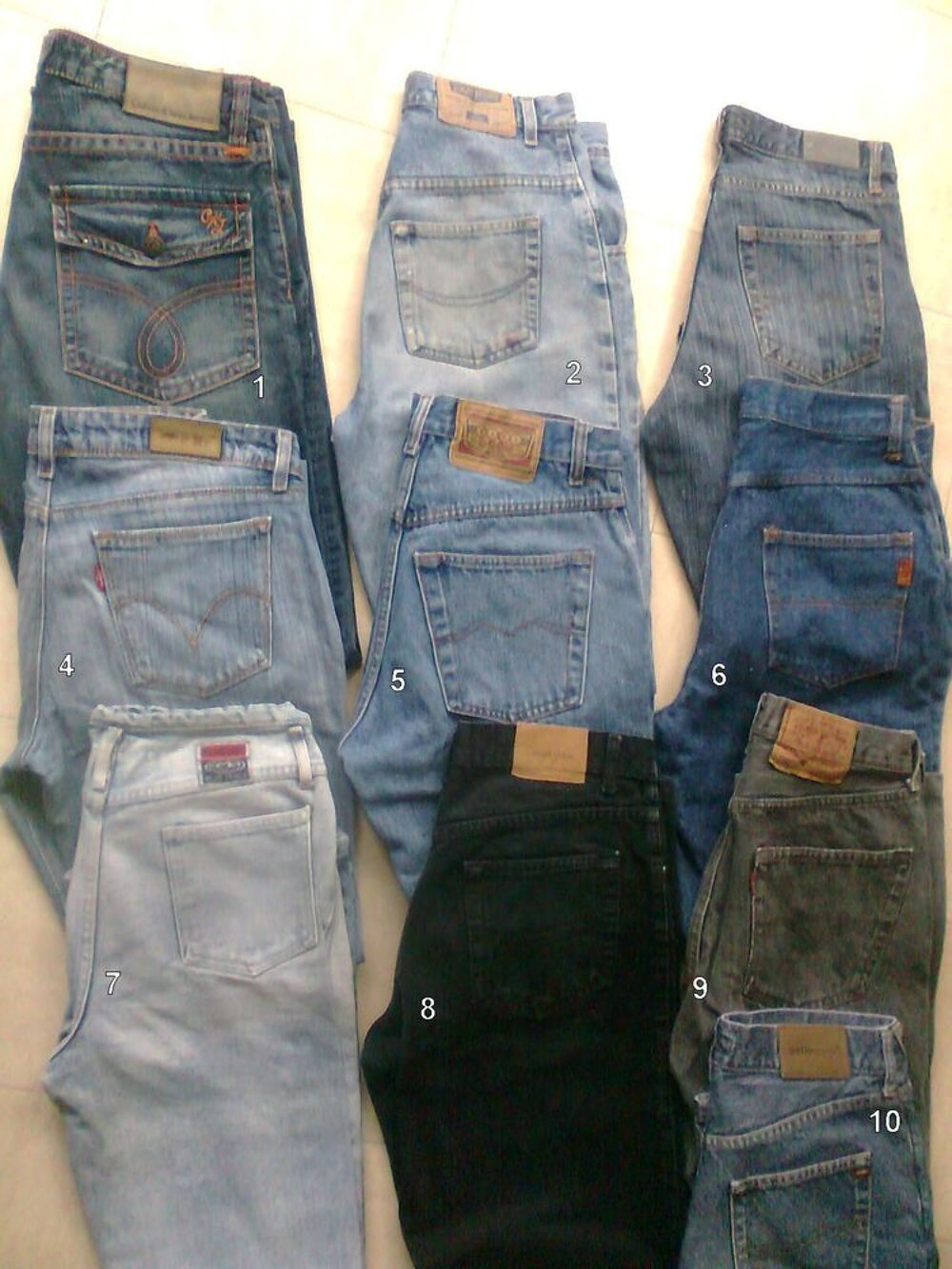pantalons jeans - taille 40 - zoe Vêtements