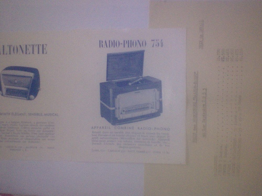 Dpliant tarif Dalton radio Daltonette Junior Pavane Toulouse 