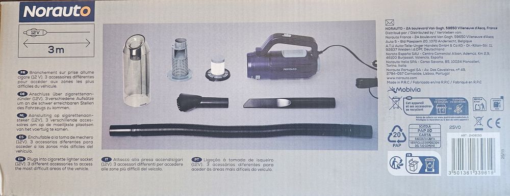 ASPIRATEUR 12 volts 80 watt neuf Bricolage