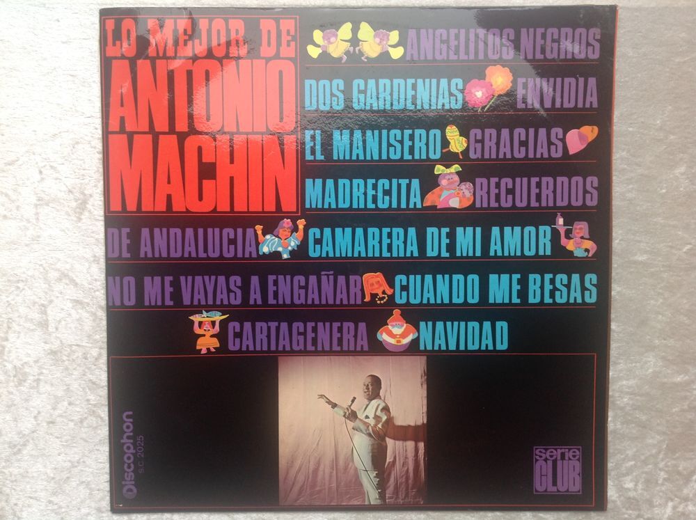 LO MEJOR DE ANTONIO MACHIN VINYLE 33T Envoi Possible
CD et vinyles