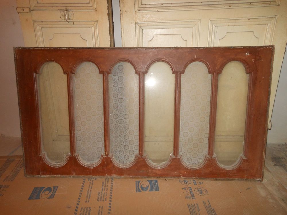 Porte Pali&egrave;re XVIII 2 vantaux avec imposte 126*290 Bricolage