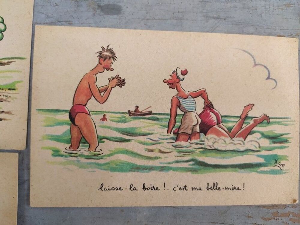 Lot 11 Cartes Postales Humoristiques Illustration XAV 