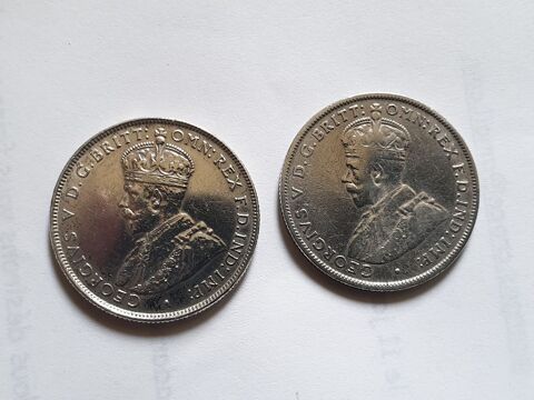 Lot de deux pi�ces 1 florin argent 47 Bordeaux (33)