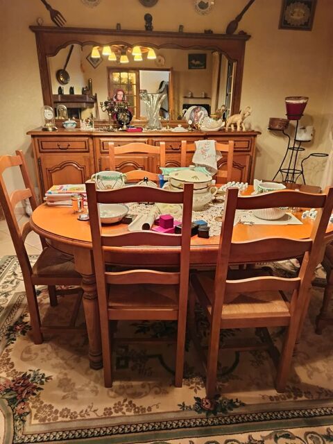 SALLE A MANGER ENTIERE EN MERISIER 800 Monblanc (32)