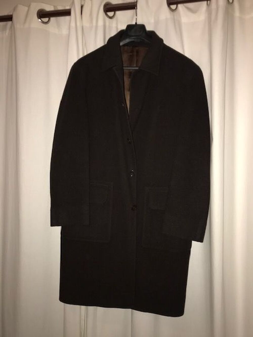 Manteau Arrow coupe droite Chocolat taille 54 Vêtements