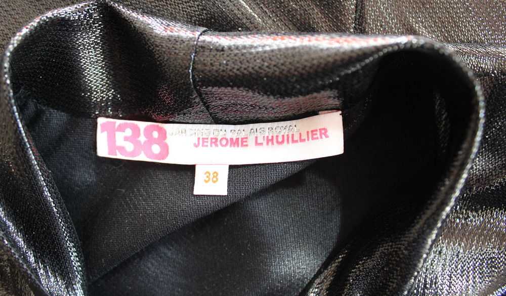 Top blouse lavalli&egrave;re lurex JEROME L'HUILLIER T.38 Fr Vêtements