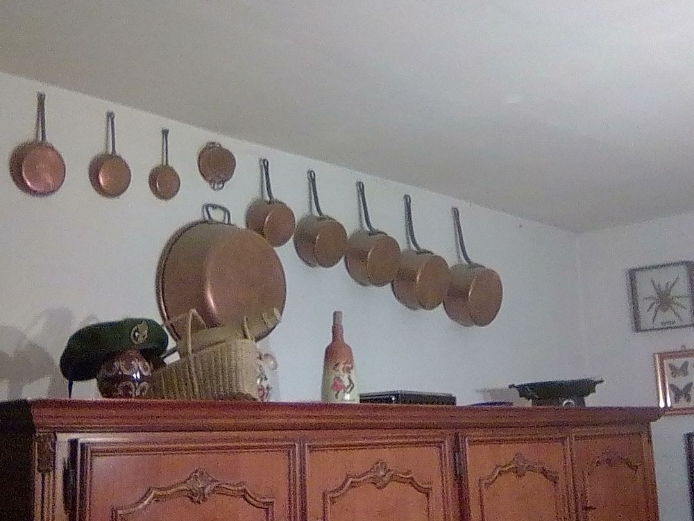 casseroles en cuivre Décoration