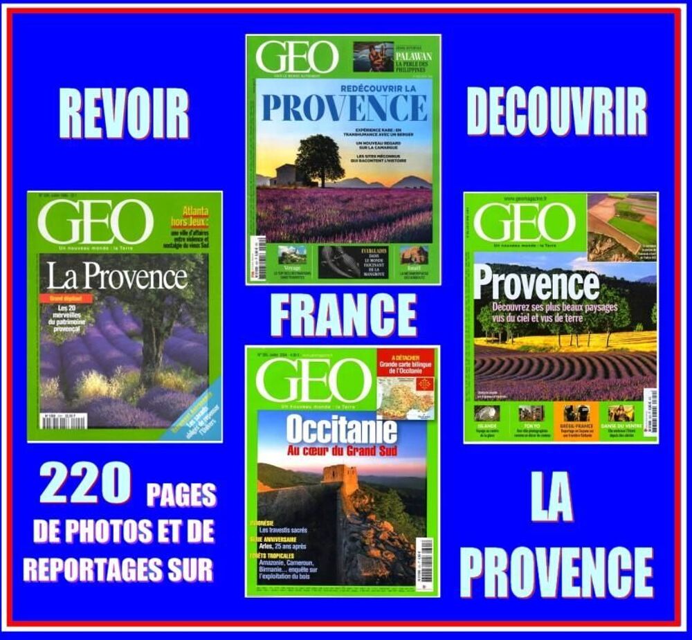LA PROVENCE - g&eacute;o - FRANCE / prixportcompris Livres et BD