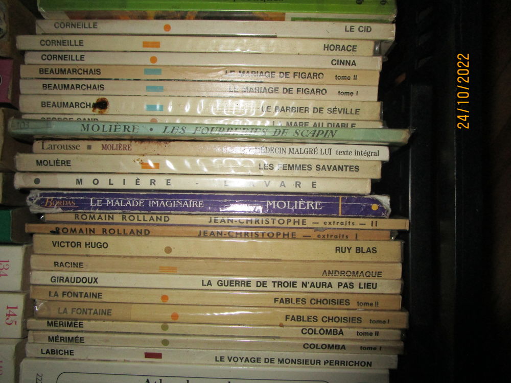 lot de manuels classiques litt&eacute;rature fran&ccedil;aise Livres et BD