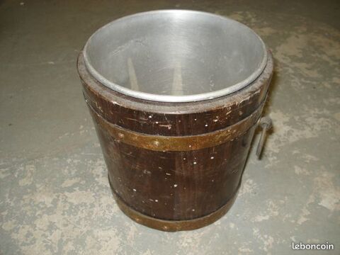 Seau � champagne dominance bois et anses bon �tat  25 M�rignies (59)