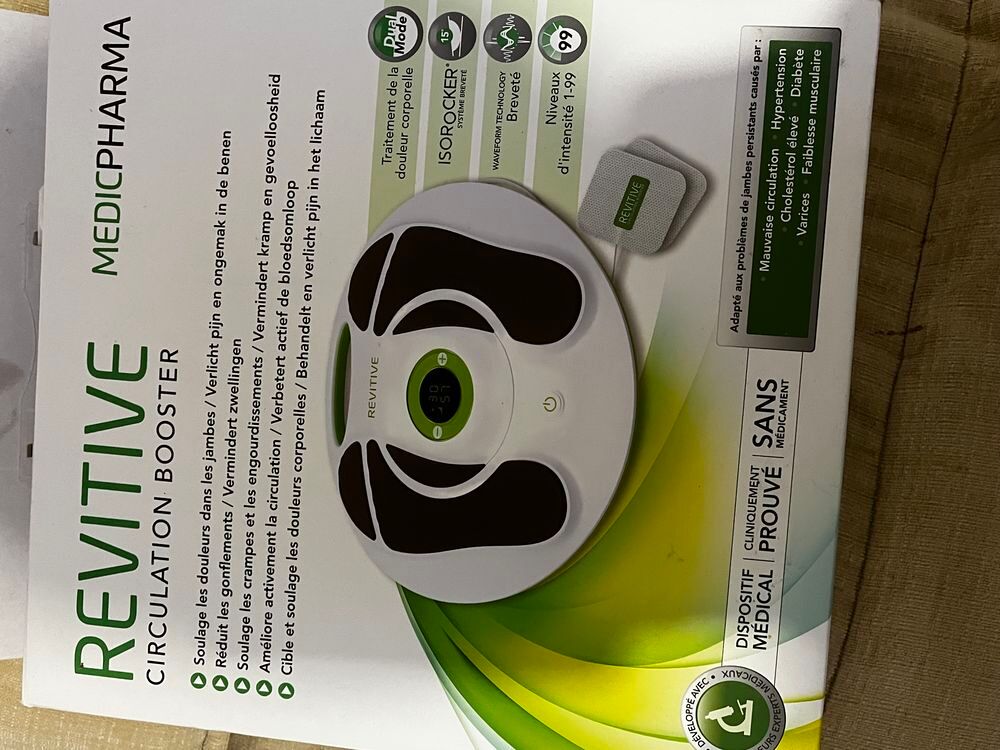 Appareil de stimulation pour jambes Revitive Pharma Sports