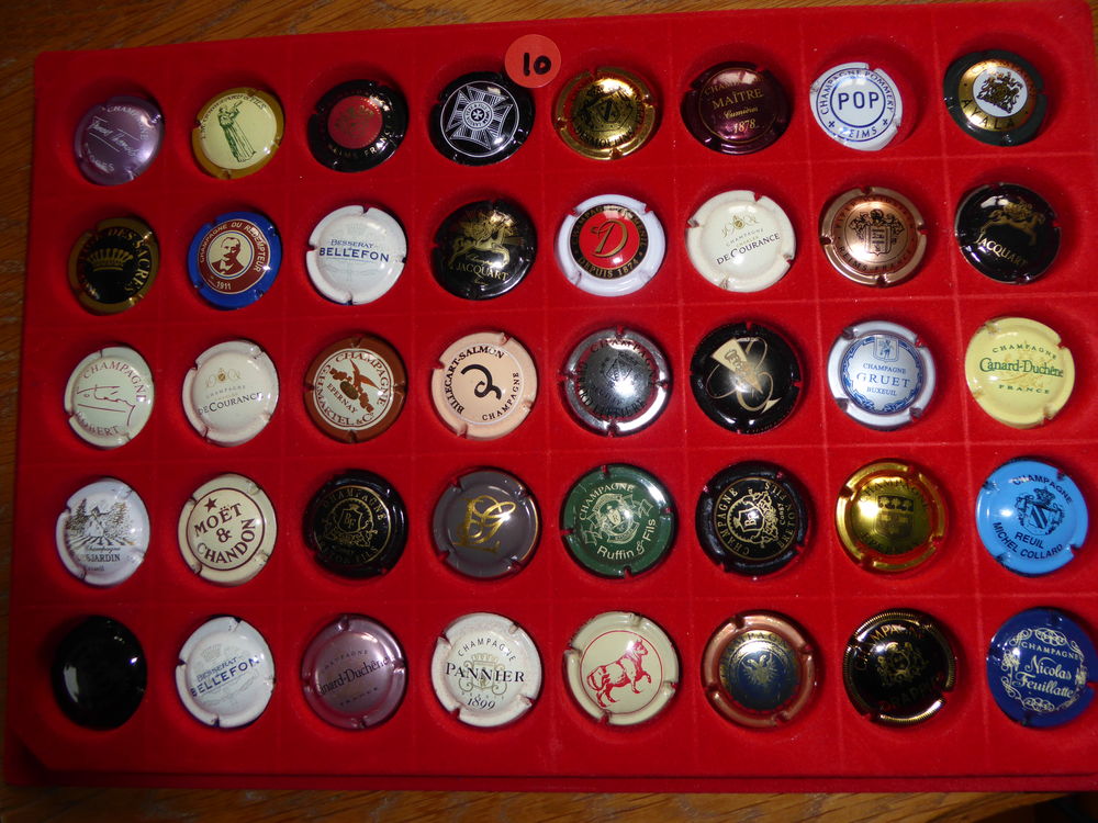&eacute;changes de capsules de champagne 
