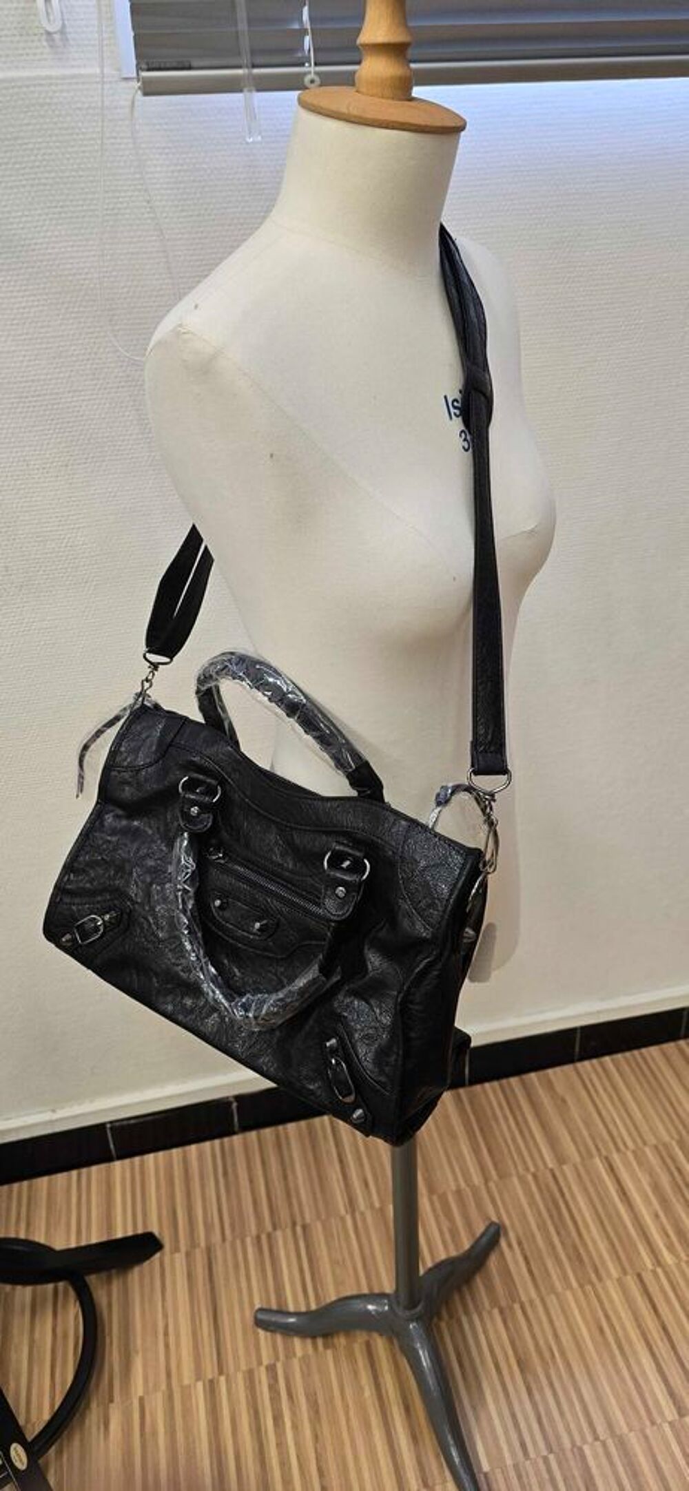 sac &agrave; main noir Maroquinerie