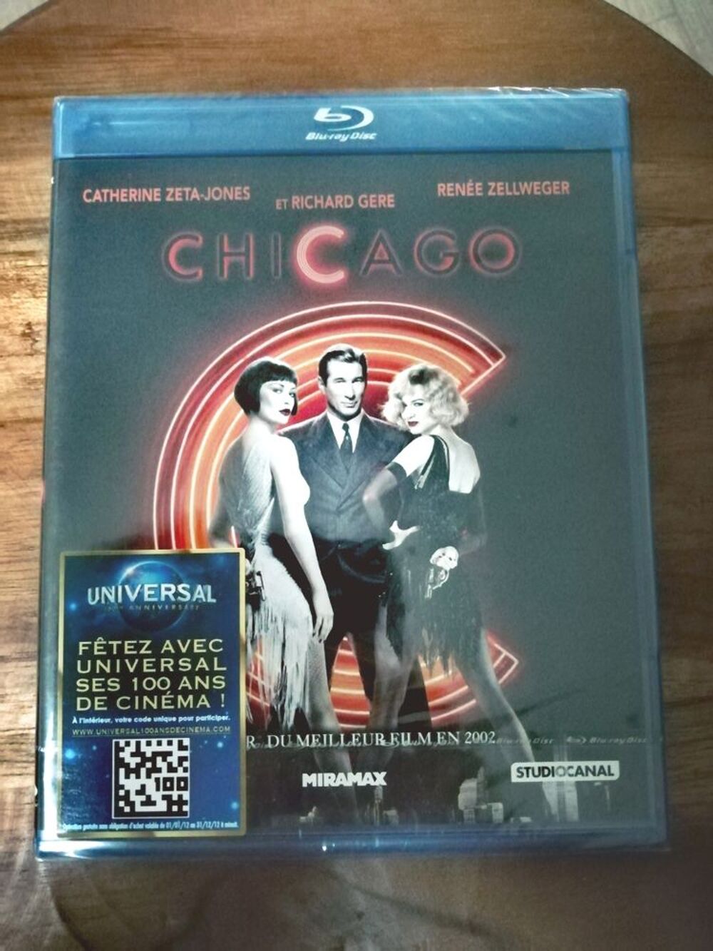 Chicago Blu-ray Richard Gere Catherine Zeta Jones Ren&eacute;e Zellweger Neuf DVD et blu-ray