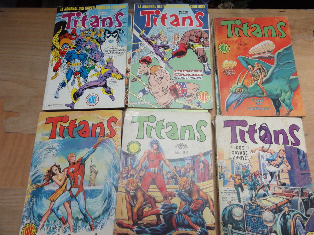  livres TITANS Livres et BD