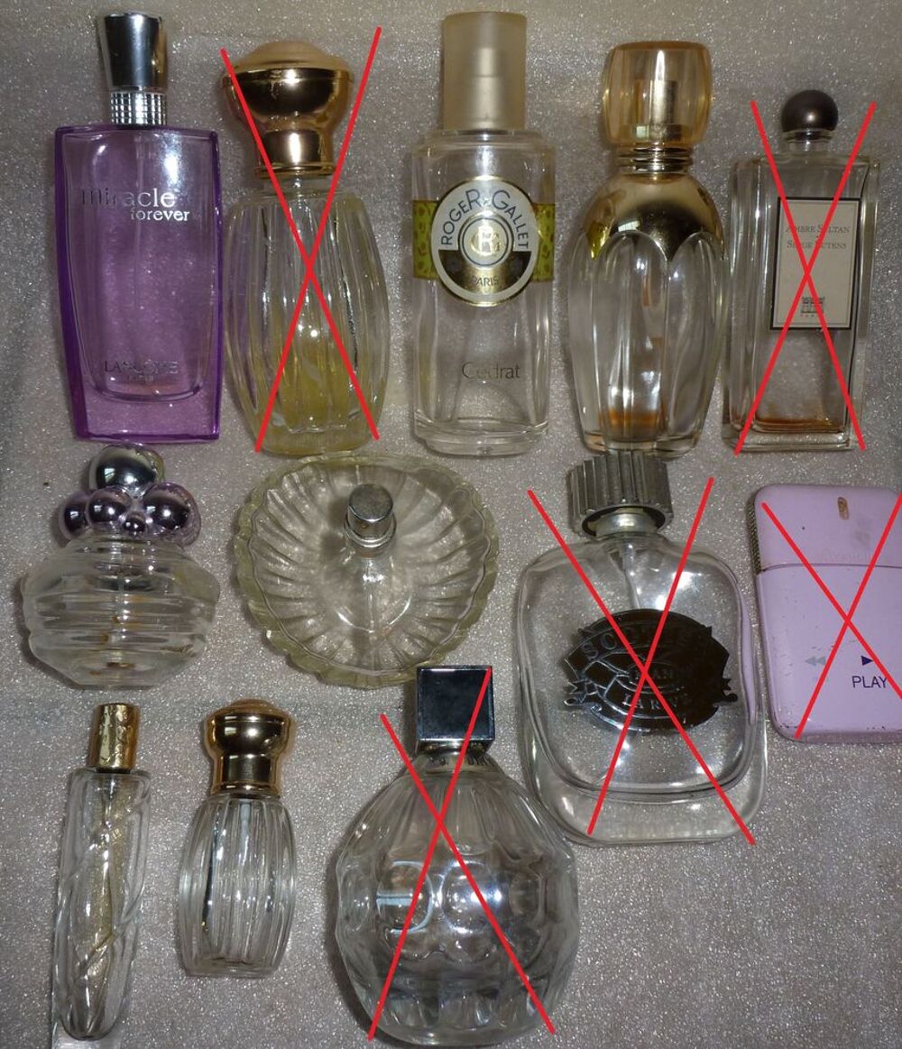 flacons parfum vides 