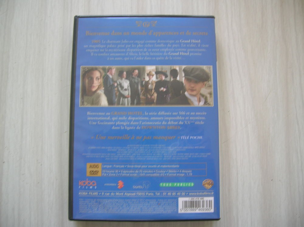 GRAND HOTEL Saison 1 coffret DVD et blu-ray