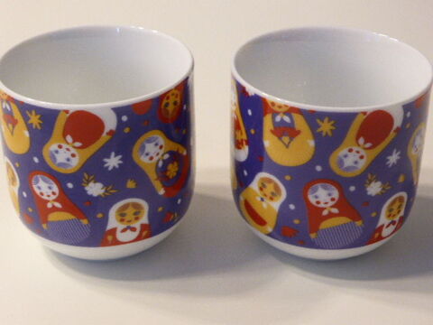 Lot de 2 tasses motif poupées russes matriochka 5 Rueil-Malmaison (92)