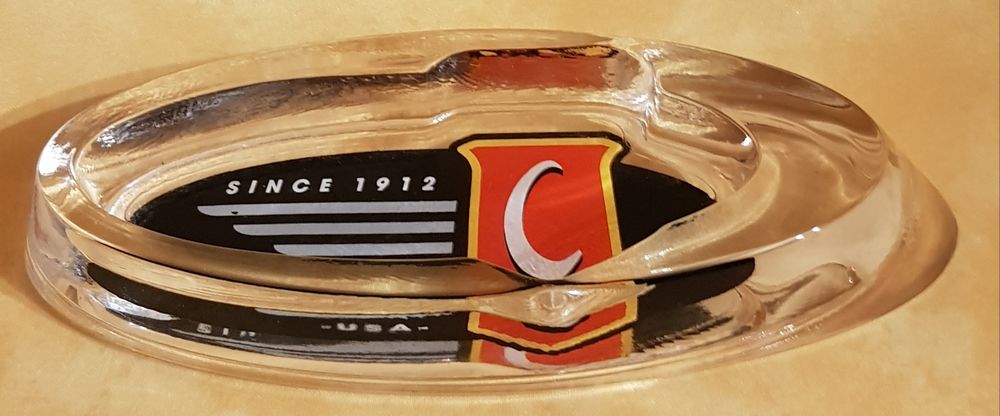 RARE Cendrier publicitaire CHESTERFIELD SINCE 1912 USA en ve 