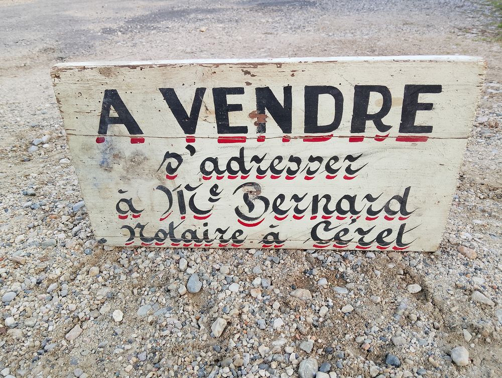 Panneau bois ancien immobilier notaire ceret Bricolage