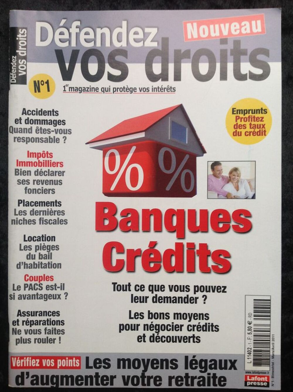 D&Eacute;FENDEZ VOS DROITS BANQUES CR&Eacute;DITS Envoi Possible
Livres et BD