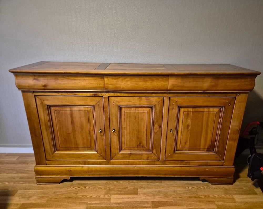 Salle &agrave; manger compl&egrave;te en merisier - Table, meubles et 6 chaises Meubles