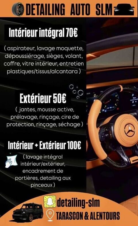 Nettoyage voiture 0 13150 Tarascon