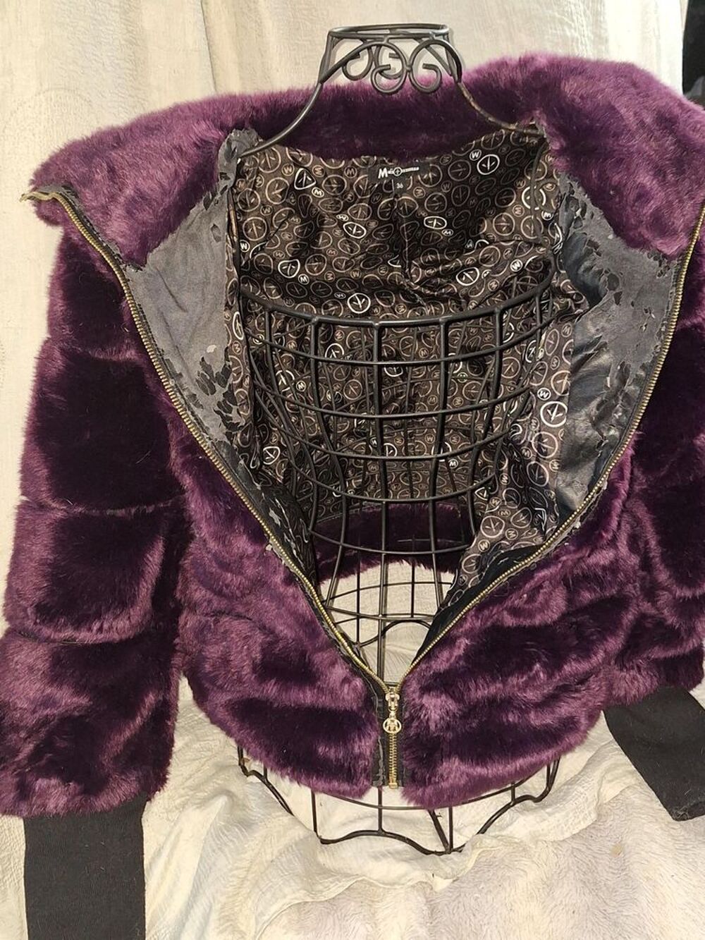 Blouson fausse fourrure Vêtements