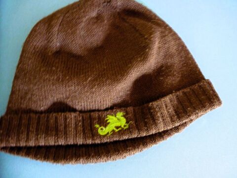 bonnet marron dragon verbaudet garon TBE 51 cm 2 - 3 ans 5 Brienne-le-Chteau (10)