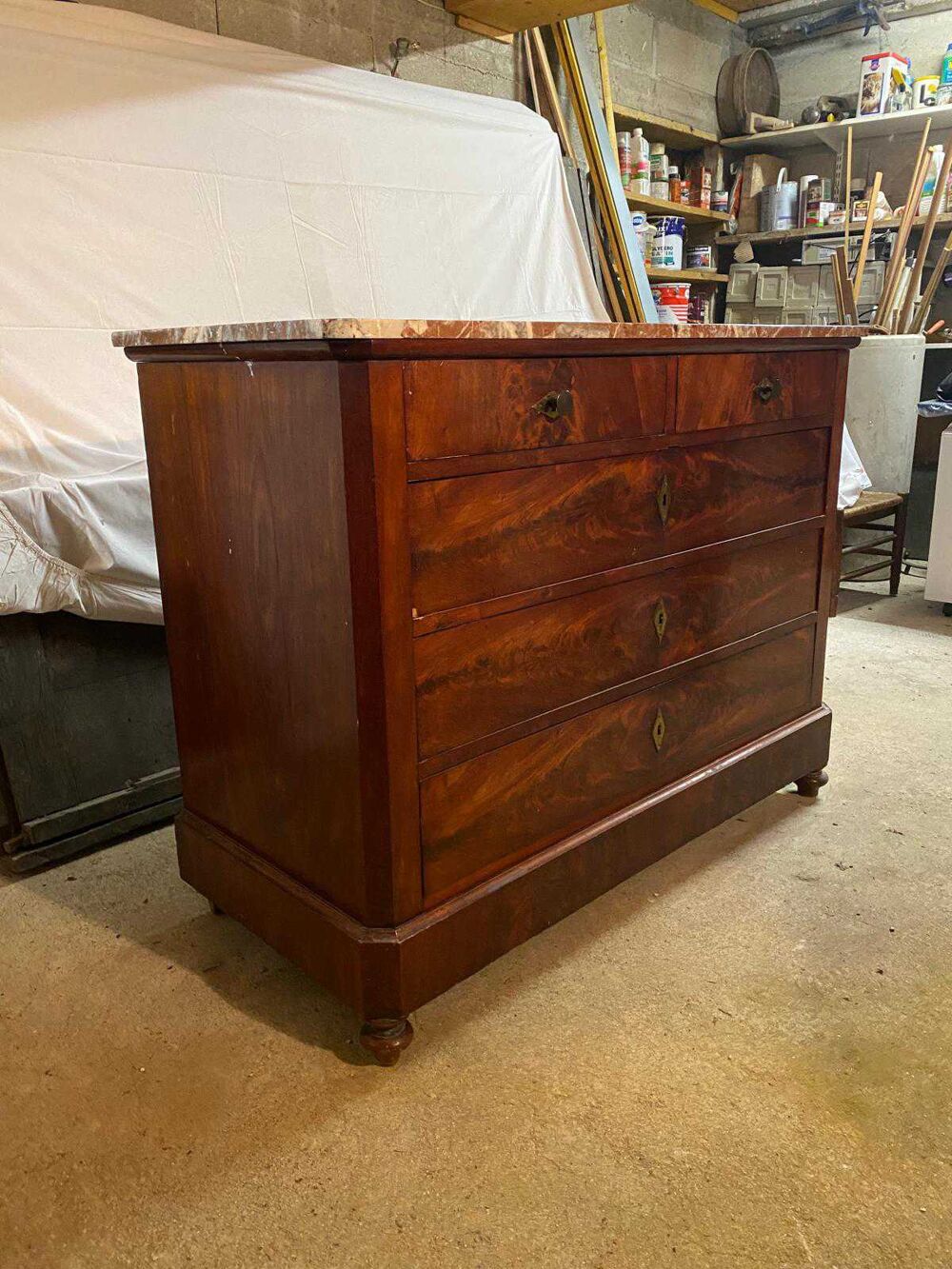 commode plateau marbre Meubles