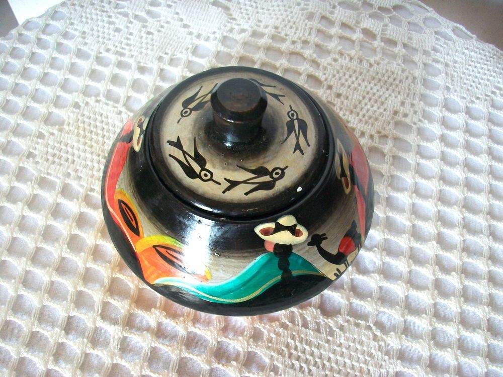pot a th&eacute; mat&eacute; guarana &eacute;pices c&eacute;ramique des Andes Décoration