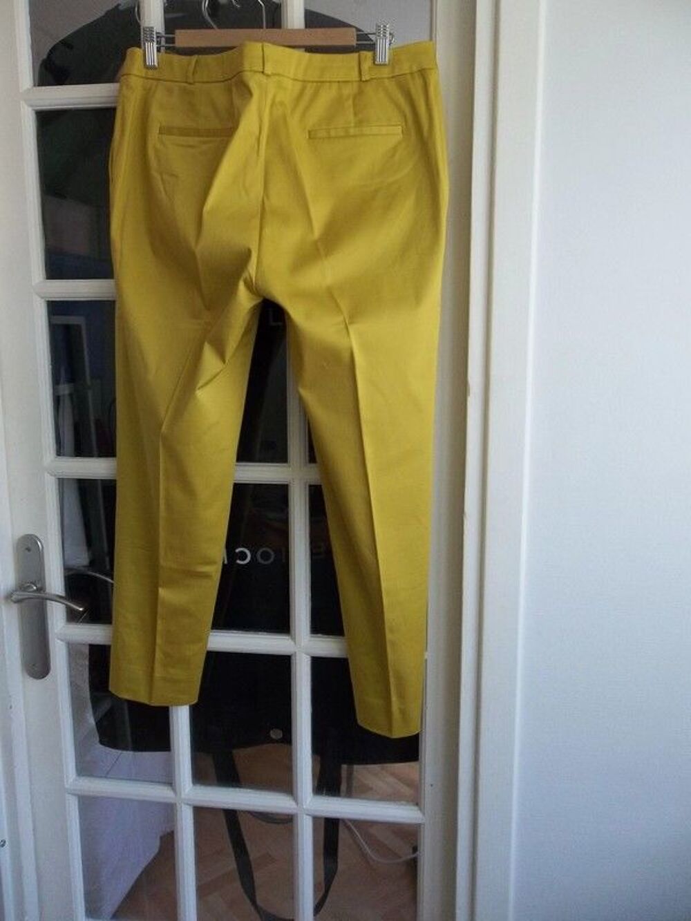 Pantalon Cigarette Jaune 1,2,3- NEUF Vêtements