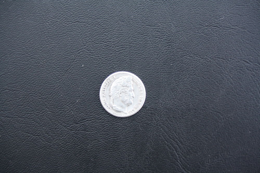 1/4 de franc Louis Philippe en argent 
