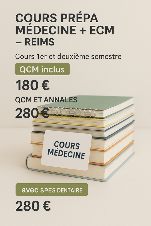 Cours prépa médecine LSPS1/LAS1 Reims 0 51100 Reims