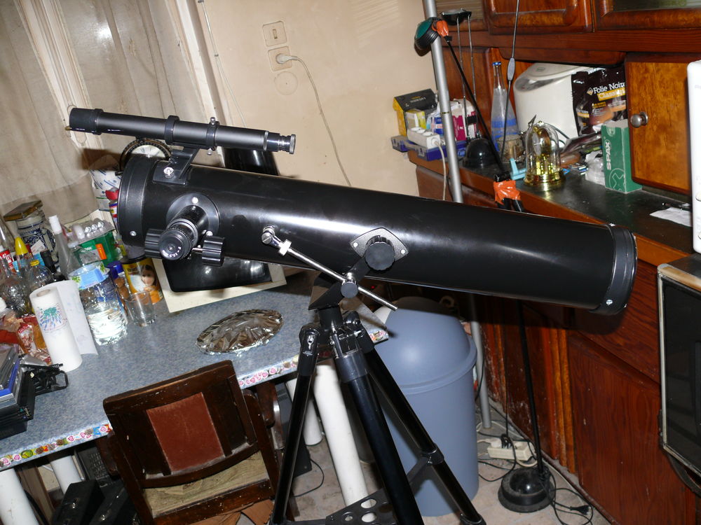 t&eacute;lescope sur tr&eacute;pied : 76/800, avec oculaire Jeux / jouets