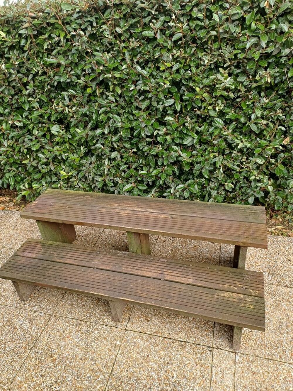 Escalier marche pied Jardin