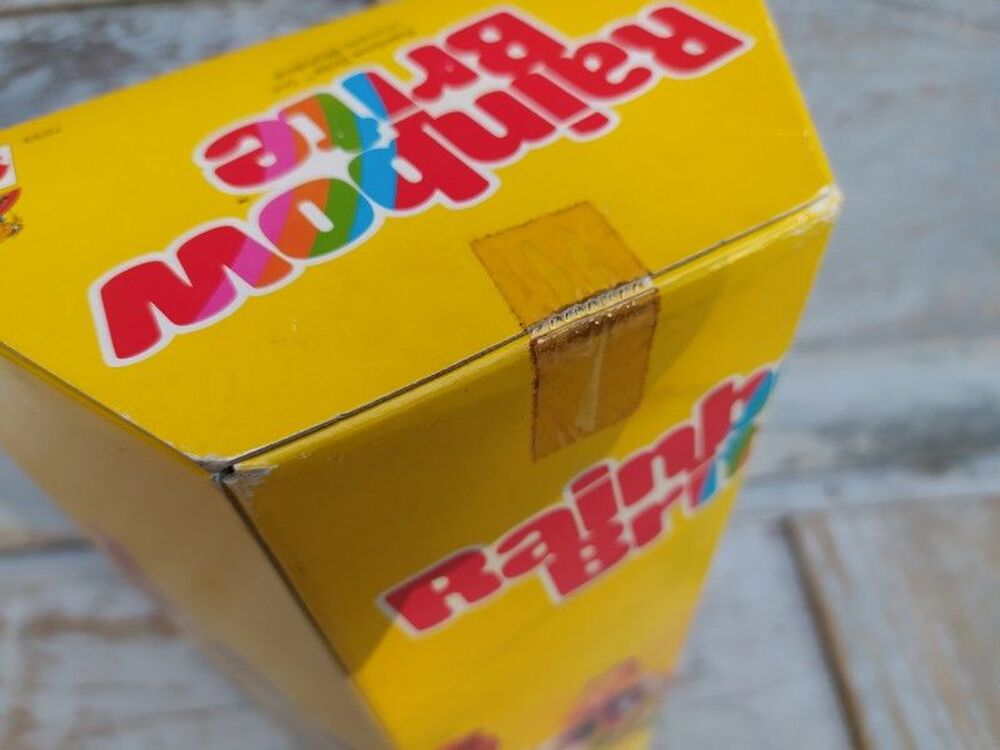 Jouet Vintage Poup&eacute;e Rainbow Brite Blondine 1983 